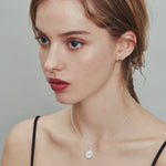 ciite' シーテ ネックレス 【 金属アレルギー対応 】 ビジューコインネックレス サージカルステンレス