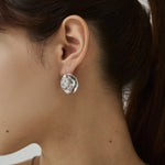 ciite' シーテ ピアス（両耳用） フラワービジューピアス（両耳用）