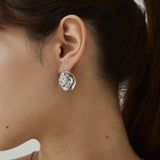 ciite' シーテ ピアス（両耳用） フラワービジューピアス（両耳用）
