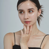 ciite' シーテ リング 【 金属アレルギー対応 】 シンプルビジューリング サージカルステンレス