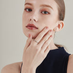 ciite' シーテ リング 【 金属アレルギー対応 】 ノットモチーフリング サージカルステンレス