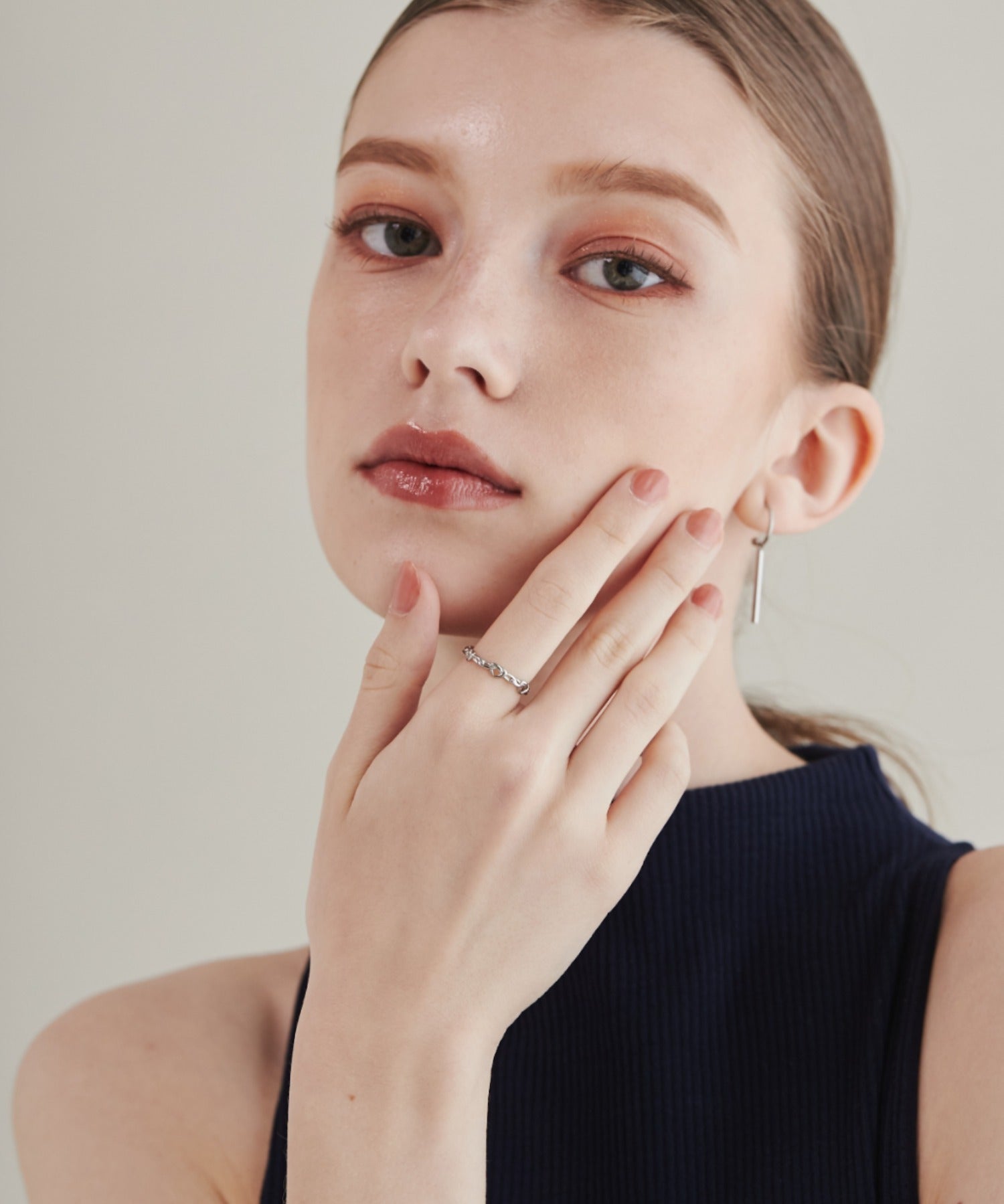 ciite' シーテ リング 【 金属アレルギー対応 】 ノットモチーフリング サージカルステンレス