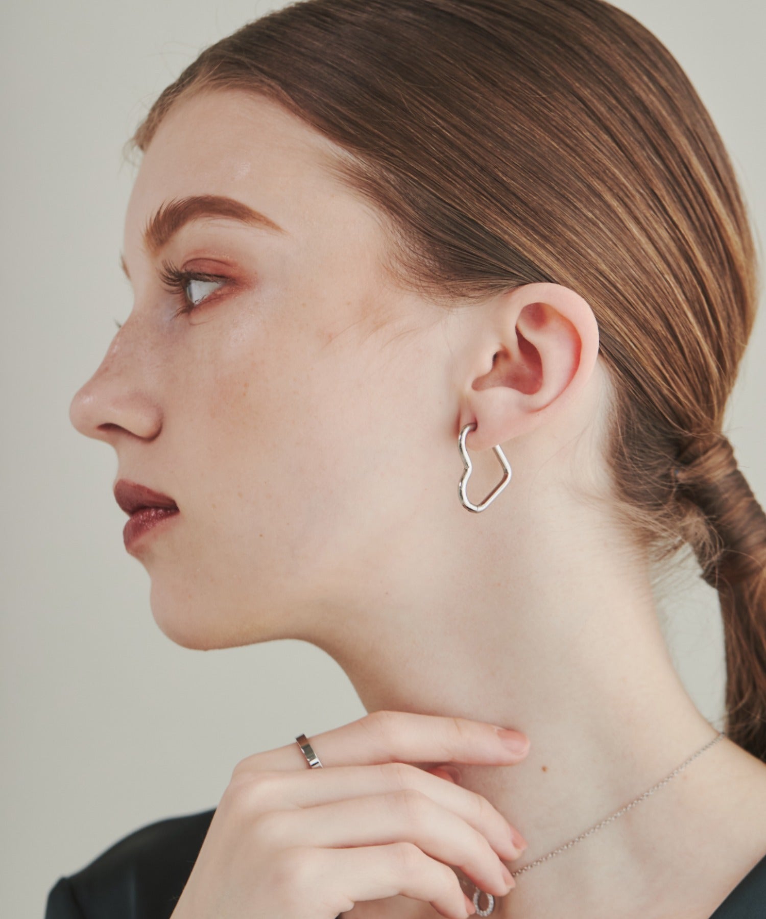 ciite' シーテ ピアス（両耳用） 【 金属アレルギー対応 】 ハートピアス サージカルステンレス (両耳用)