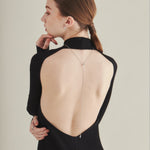 ciite' シーテ ネックレス 【 金属アレルギー対応 】 ノットチェーンロングネックレス サージカルステンレス