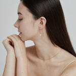 ciite' シーテ ピアス（両耳用） パールフックピアス (両耳用)