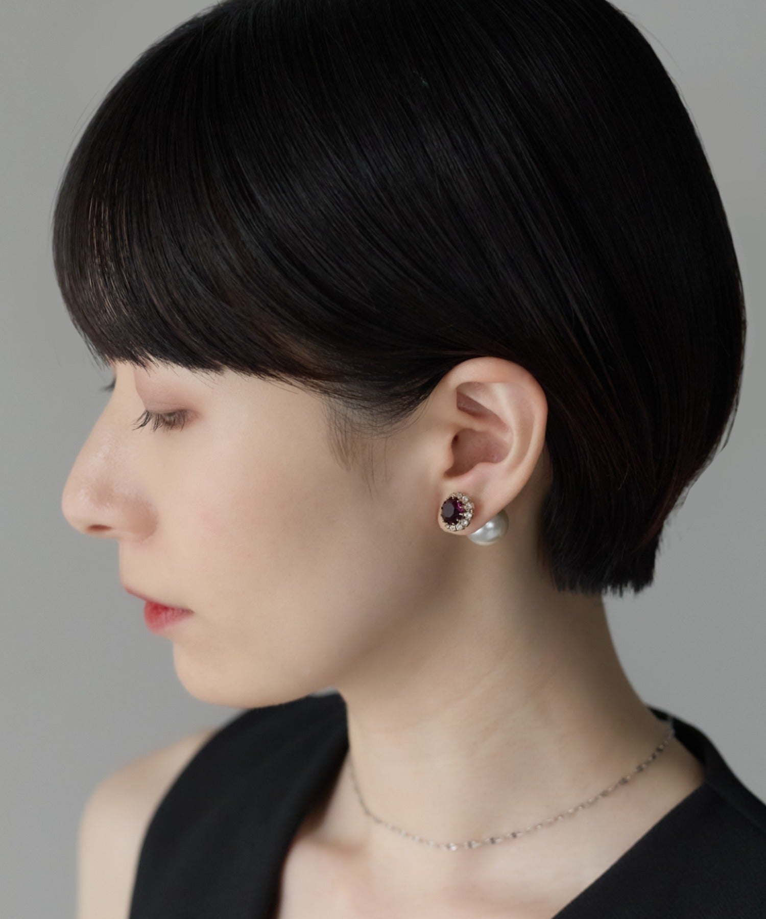 ciite' シーテ ピアス（両耳用） ビジューパールピアス