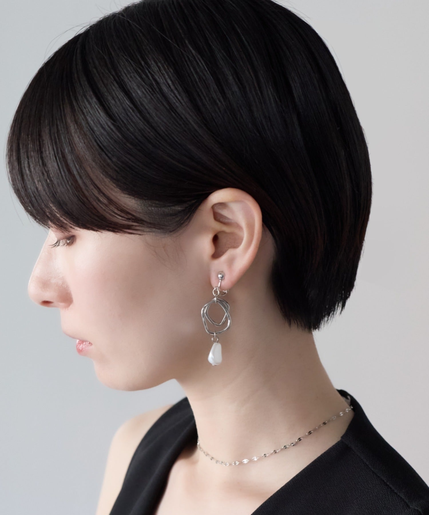 ciite' シーテ イヤリング シリコン付 デザインパール イヤリング