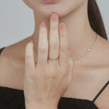 ciite' シーテ リング 【 金属アレルギー対応 】クロスデザインリング サージカルステンレス