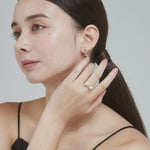 ciite' シーテ リング ビジューダブルパール リング