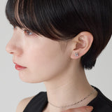 ciite' シーテ ピアス（両耳用） 【金属アレルギー対応】スクエアデザイン ピアス