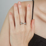 ciite' シーテ リング 【 金属アレルギー対応 】 ハートデザインリング サージカルステンレス