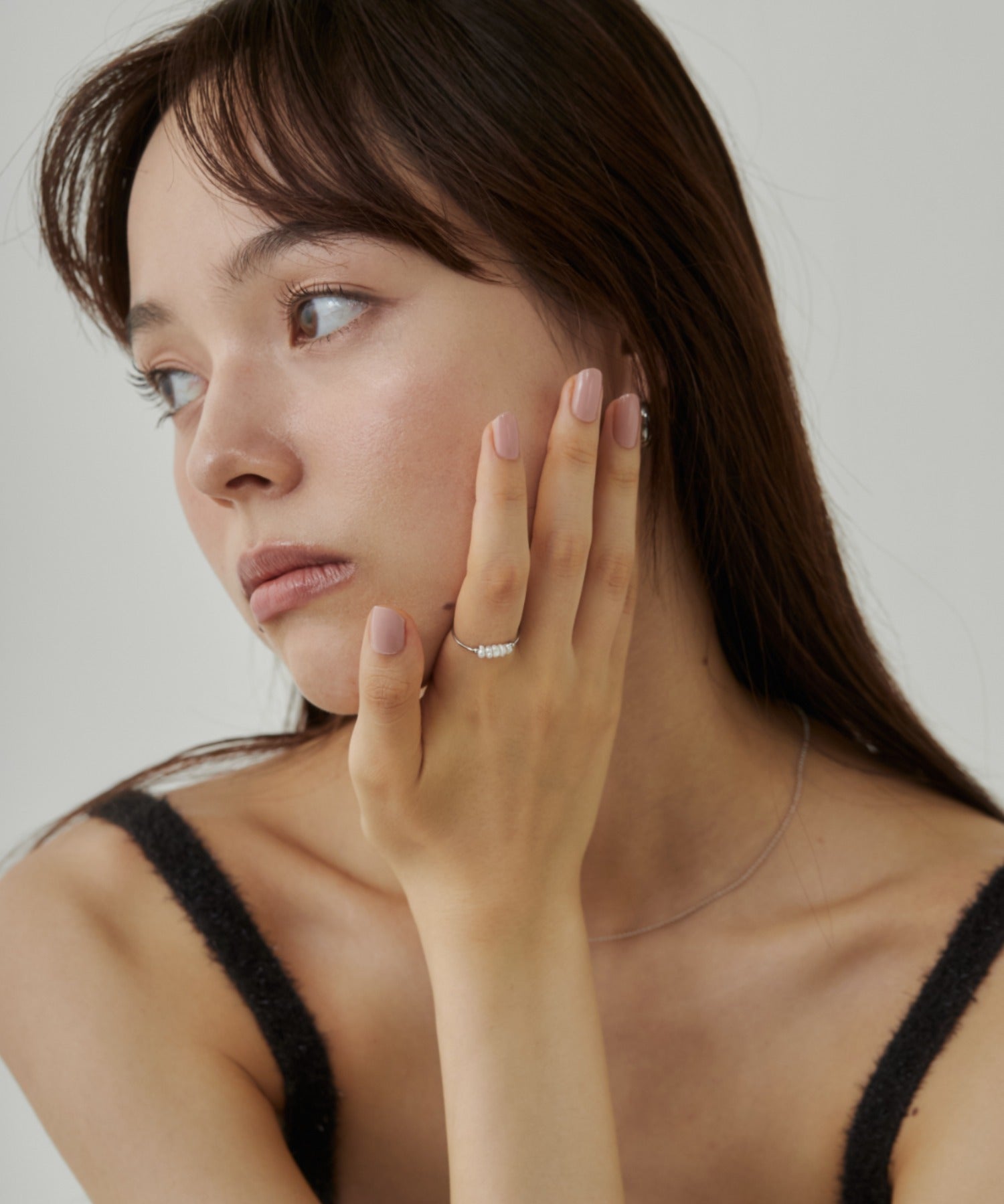 ciite' シーテ リング 【 金属アレルギー対応 】 淡水パールリング サージカルステンレス