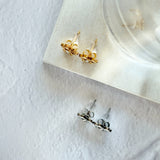 ciite' シーテ ピアス（両耳用） 【 金属アレルギー対応 】ミニビジューバタフライピアス サージカルステンレス（両耳用）