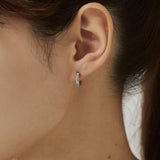 ciite' シーテ ピアス（両耳用） ニュアンス ミニフープピアス（両耳用）