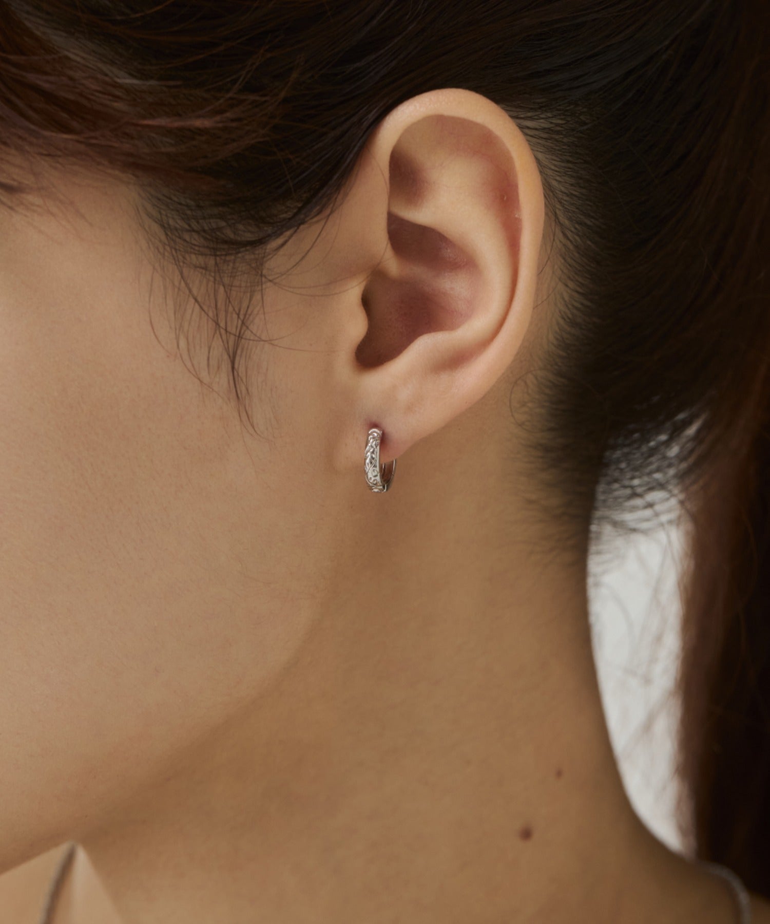 ciite' シーテ ピアス（両耳用） ニュアンス ミニフープピアス（両耳用）