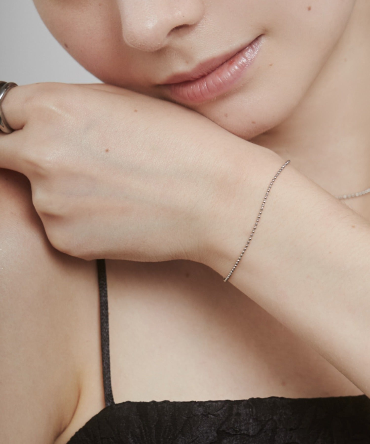 ciite' シーテ ブレスレット 【 金属アレルギー対応 】 シンプルボールチェーンブレスレット サージカルステンレス