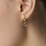 ciite' シーテ ピアス（両耳用） 【 金属アレルギー対応 】 チェーンモチーフピアス サージカルステンレス (両耳用)