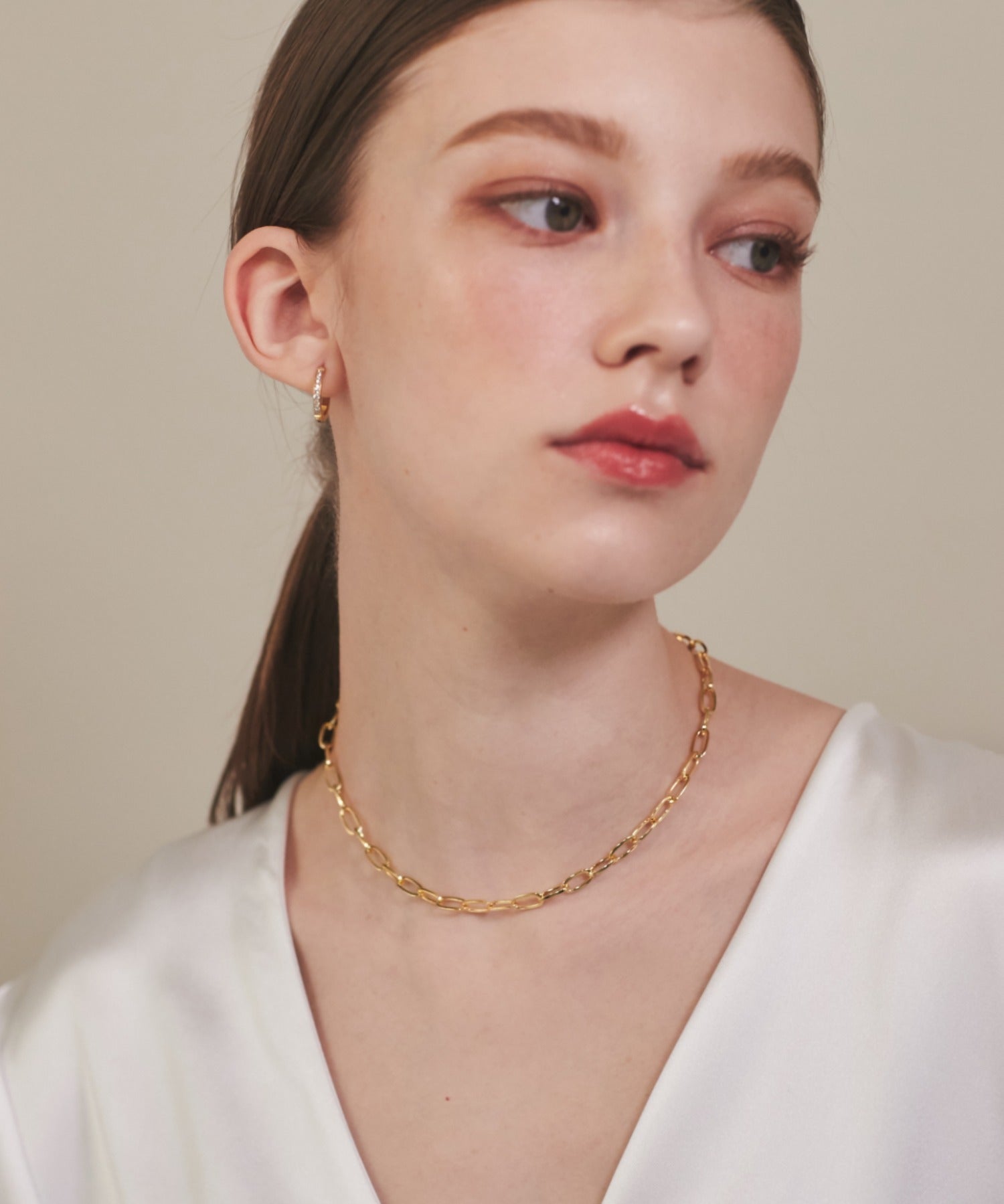 ciite' シーテ ネックレス 【 金属アレルギー対応 】 チェーン & パドロックネックレス 2セット