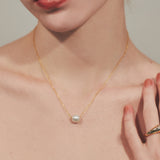 ciite' シーテ ネックレス 【 金属アレルギー対応 】 パールネックレス サージカルステンレス