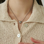 ciite' シーテ ネックレス 【 金属アレルギー対応 】 ミニハートネックレス サージカルステンレス