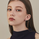 ciite' シーテ ピアス（両耳用） 【 金属アレルギー対応 】 ビジューフープピアス サージカルステンレス (両耳用)