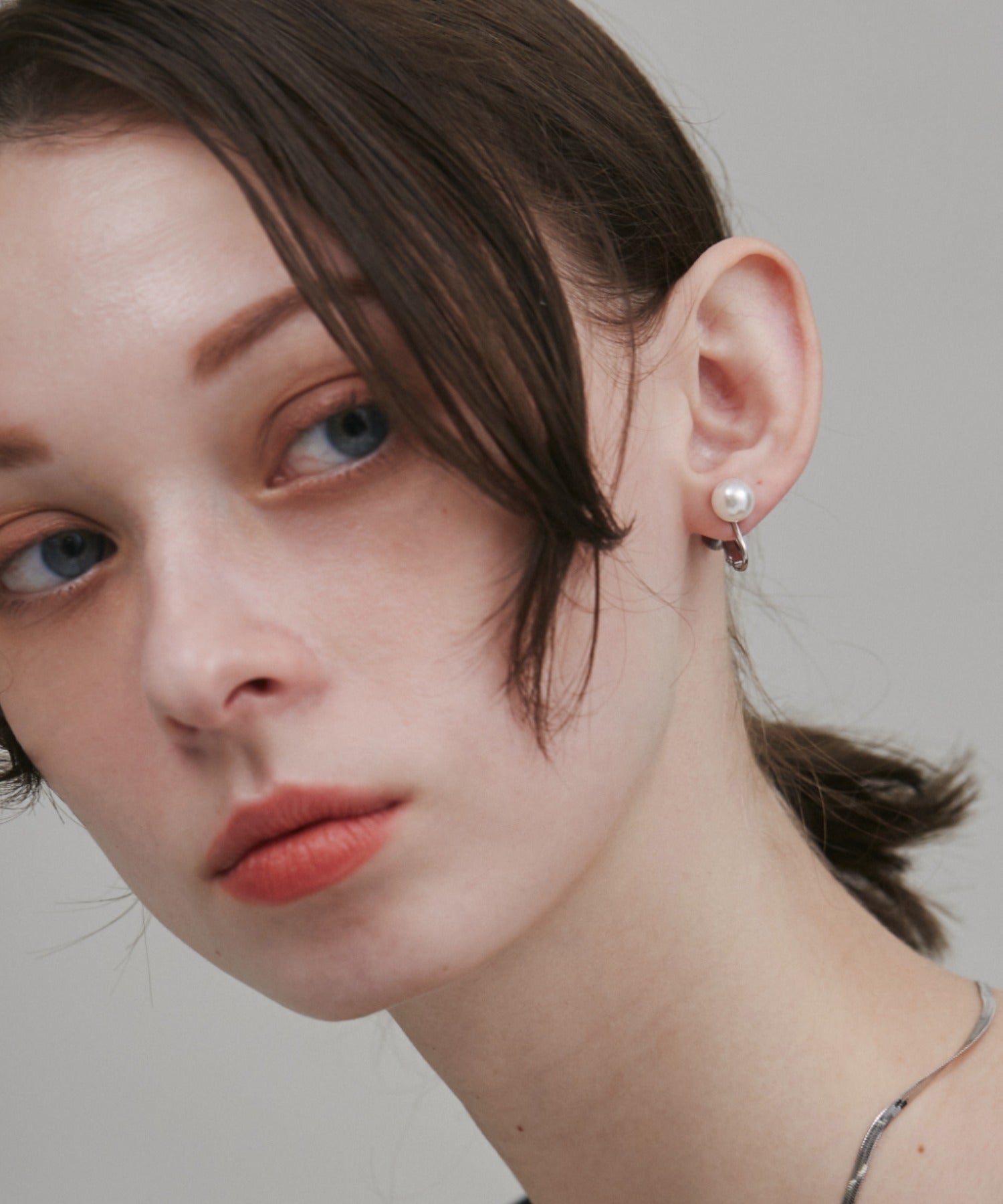 ciite' シーテ イヤリング 【 金属アレルギー対応 】 シンプルパールイヤリング サージカルステンレス (両耳用)