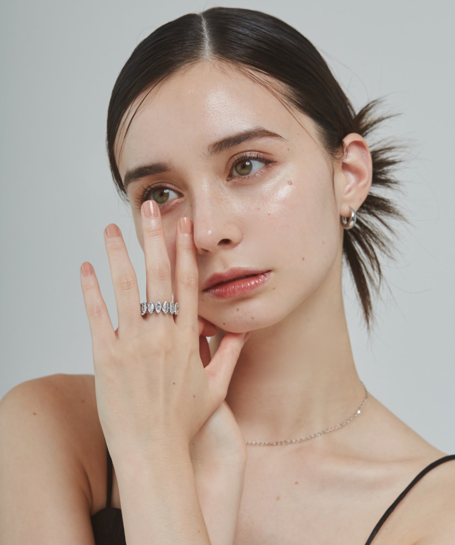 ciite' シーテ リング 【 金属アレルギー対応 】 ジルコニアデザインリング サージカルステンレス