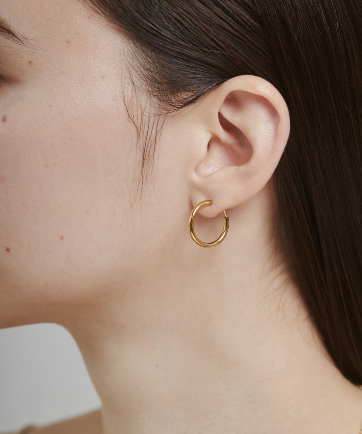 ciite' シーテ ピアス（両耳用） 【 金属アレルギー対応 】 シンプルフープイヤリング 3ペアセット サージカルステンレス (両耳用)