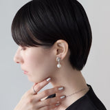 ciite' シーテ イヤリング シリコン付 デザインパール イヤリング