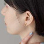 ciite' シーテ ピアス（両耳用） 【金属アレルギー対応】レクタングルバー ピアス