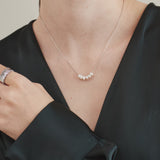 ciite' シーテ ネックレス 【 金属アレルギー対応 】 小ぶり淡水パールネックレス サージカルステンレス