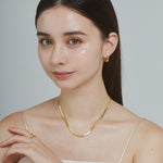 ciite' シーテ ネックレス 【 金属アレルギー対応 】 4mm スネークチェーンネックレス サージカルステンレス