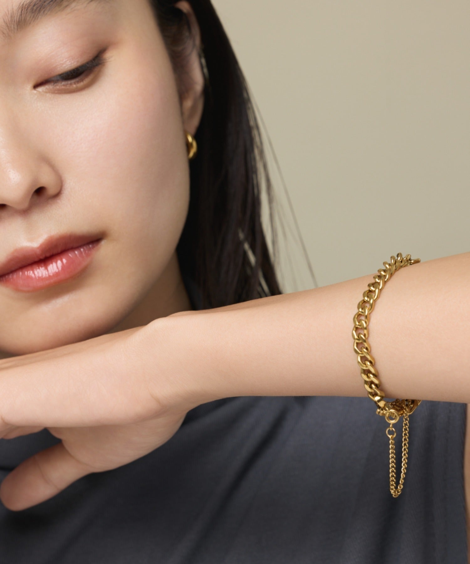 ciite' シーテ ブレスレット 【 金属アレルギー対応 】 チェーンブレスレット サージカルステンレス