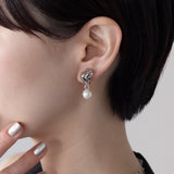 ciite' シーテ イヤリング シリコン付 デザインパール イヤリング