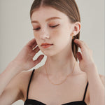 ciite' シーテ ネックレス 【 金属アレルギー対応 】 グリッターチェーンネックレス サージカルステンレス