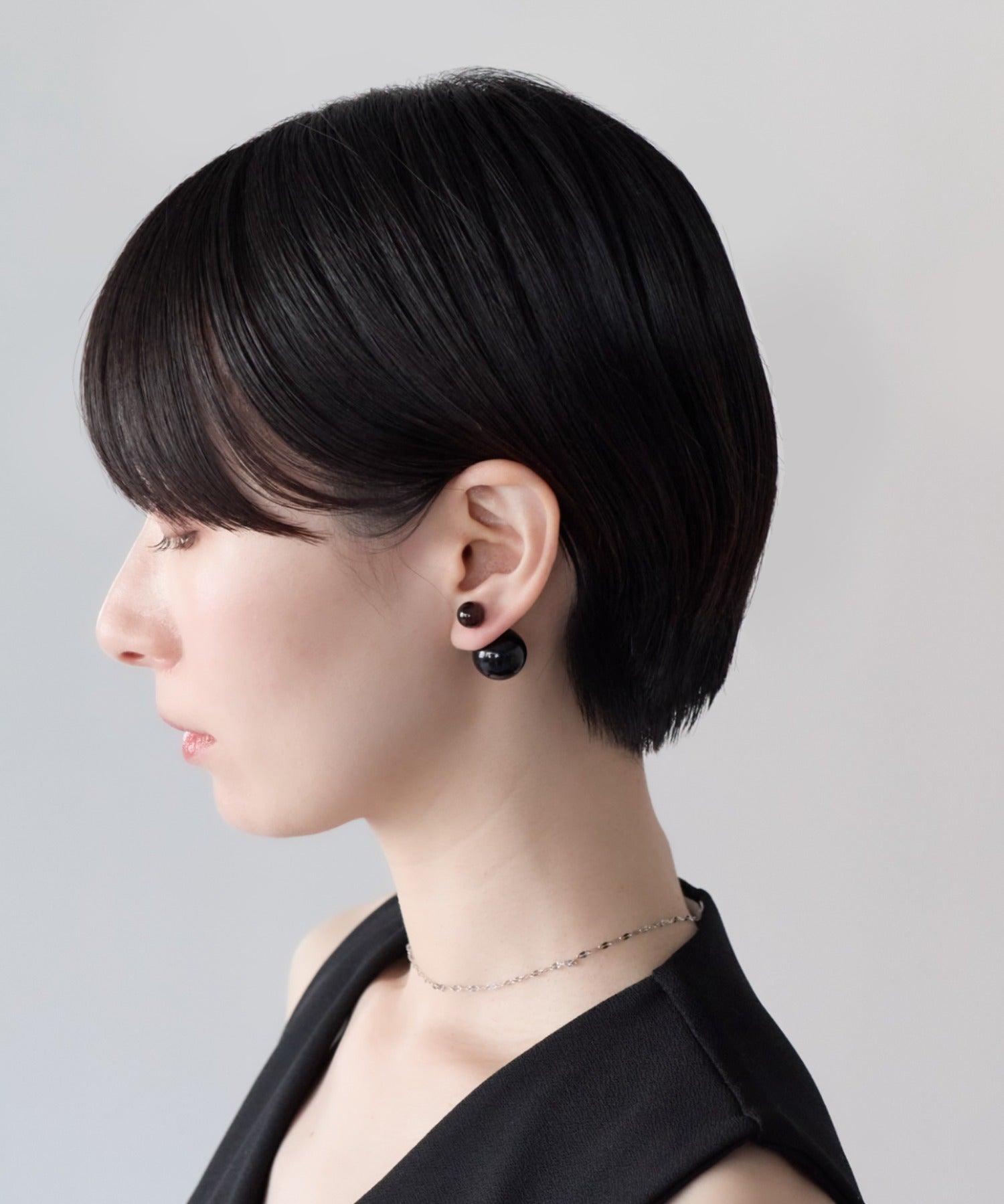 ciite' シーテ ピアス（両耳用） シリコン付 ダブルボール ピアス
