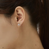 ciite' シーテ ピアス（両耳用） 【 金属アレルギー対応 】グリッターハートピアス サージカルステンレス（両耳用）