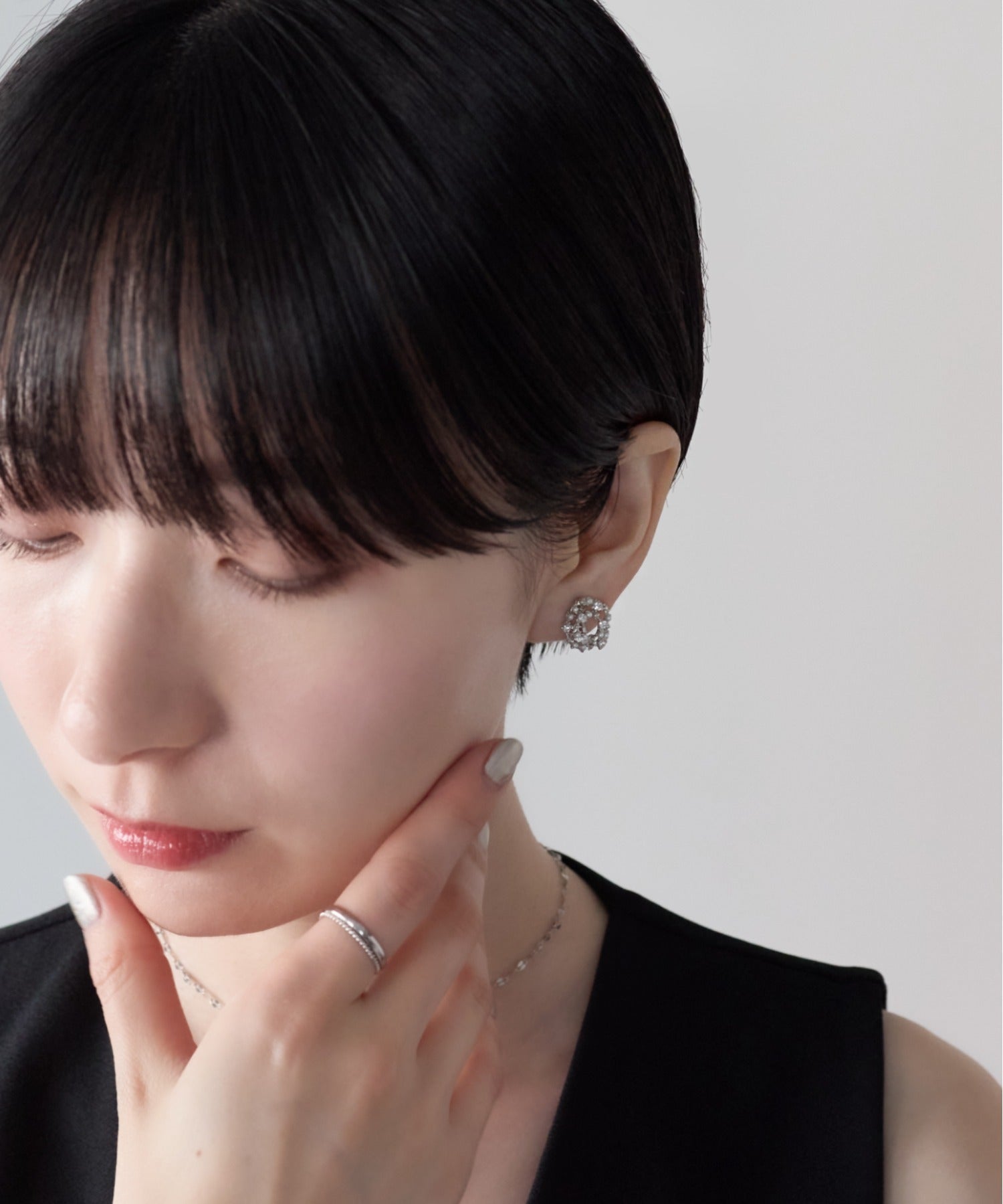 ciite' シーテ イヤリング シリコン付 デザインパール イヤリング