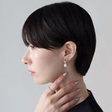 ciite' シーテ イヤリング シリコン付 デザインパール イヤリング