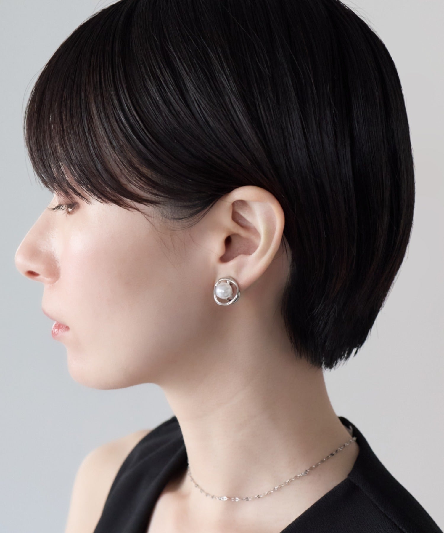 ciite' シーテ イヤリング シリコン付 デザインパール イヤリング