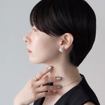 ciite' シーテ イヤリング シリコン付 デザインパール イヤリング