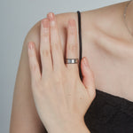 ciite' シーテ リング 【 金属アレルギー対応 】 バイカラーリング サージカルステンレス