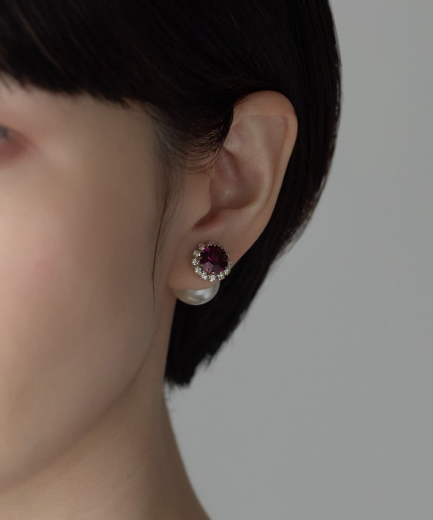 ciite' シーテ ピアス（両耳用） ビジューパールピアス