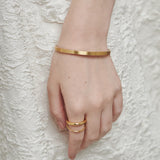 ciite' シーテ ブレスレット 【 金属アレルギー対応 】 シンプルバングル サージカルステンレス