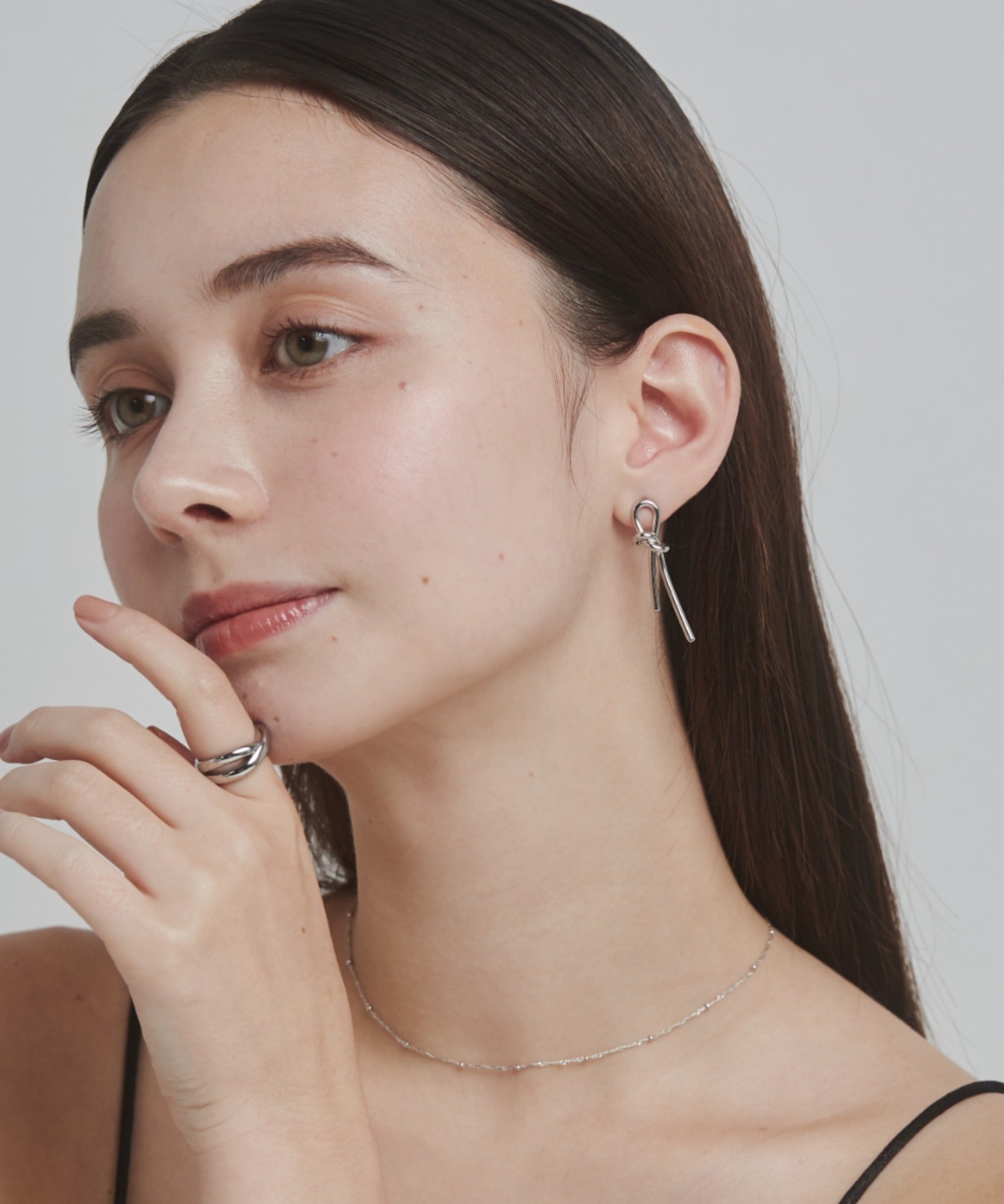 ciite' シーテ ピアス（両耳用） 結びピアス (両耳用)