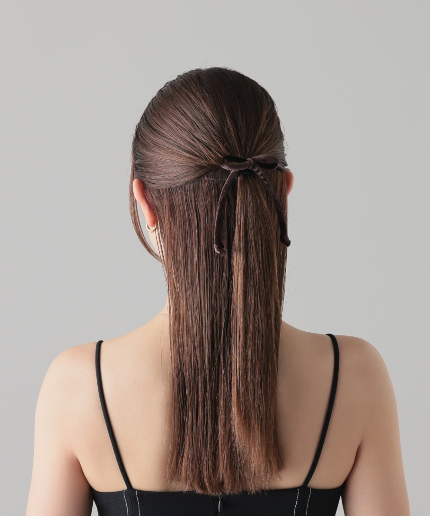 ciite' シーテ ヘアゴム ベルベット風リボン ヘアゴム