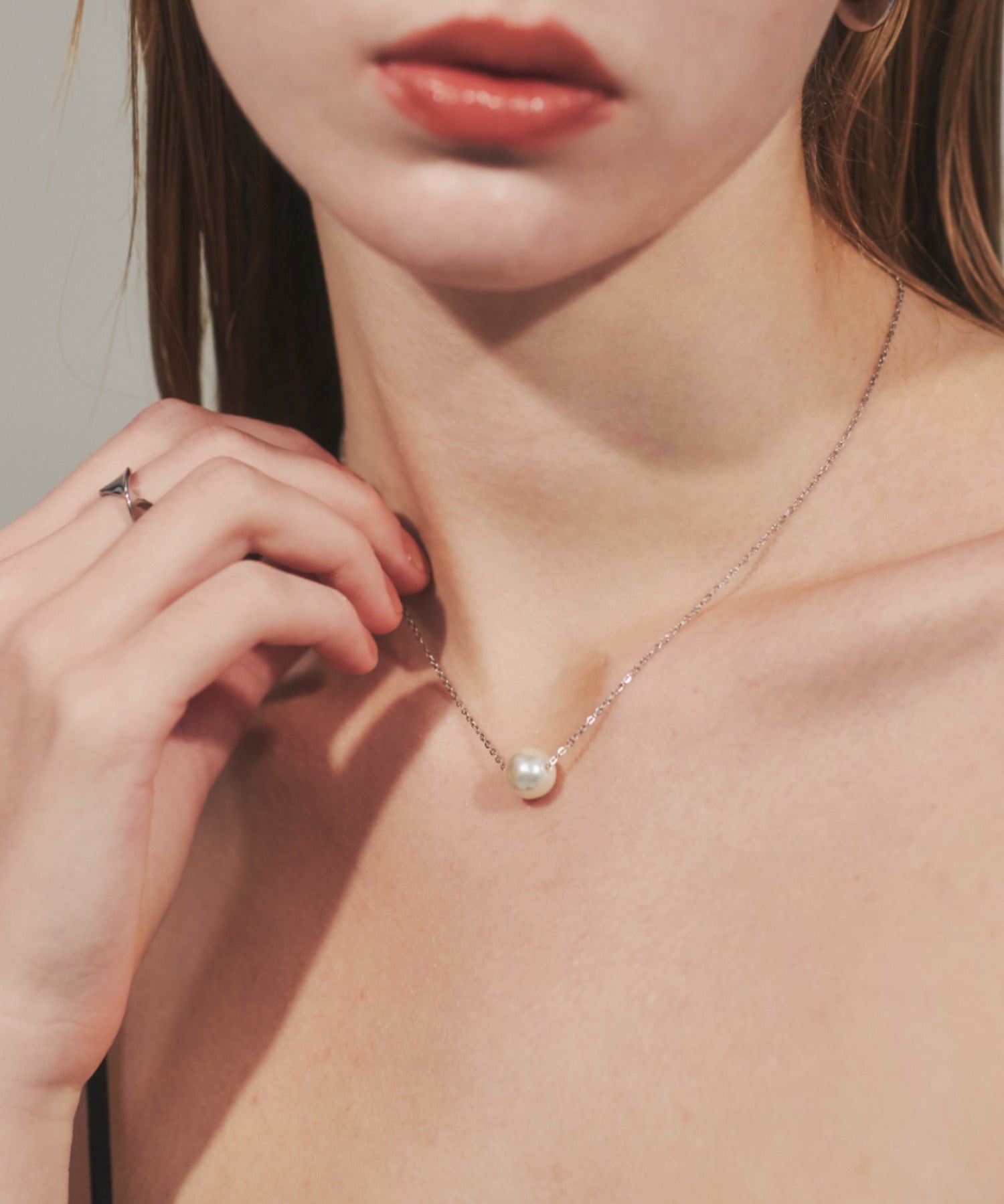 ciite' シーテ ネックレス 【 金属アレルギー対応 】 パールネックレス サージカルステンレス