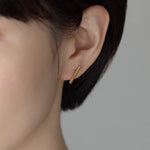 ciite' シーテ ピアス（両耳用） 【金属アレルギー対応】レクタングルバー ピアス