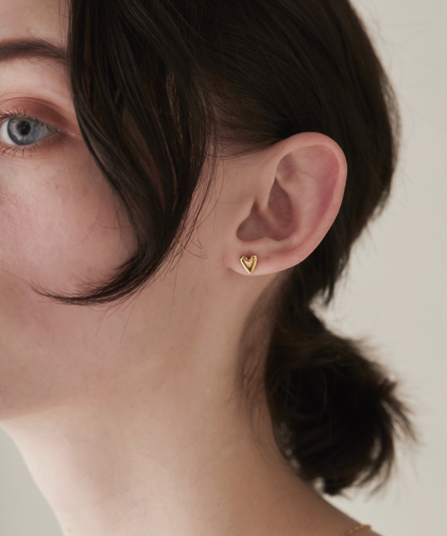 ciite' シーテ ピアス（両耳用） 【 金属アレルギー対応 】 ミニハートピアス サージカルステンレス (両耳用)