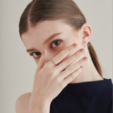 ciite' シーテ リング 【 金属アレルギー対応 】 ノットモチーフリング サージカルステンレス